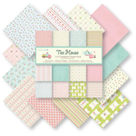 Набор бумаги Tea House 15x15 24 листа от Dovecraft
