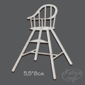 Чипборд Детский стульчик 5,5x8см от Katrin Craft