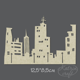 Чіпборд Будинки 12,5x8,5см від Katrin Craft