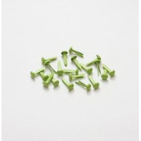 Набір брадс Світло-зелені, 25 шт, 6 мм від Scrapberry's