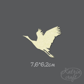 Чіпборд Лелека №2 7,6x6,2см від Katrin Craft