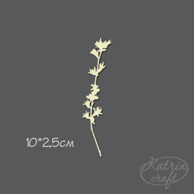 Чіпборд Волошка луговий маленький 10x2,5см від Katrin Craft