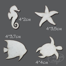 Чіпборд Морський №2 3,5-5см від Katrin Craft