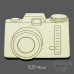 Чіпборд Фотоапарат №2 5,5x4см від Katrin Craft