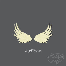 Чіпборд Крила №5 2шт 4,6x5см від Katrin Craft
