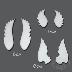 Чипборд Крылья №3 5см, 6см и 8см 6 эл. от Katrin Craft