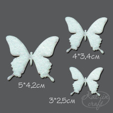 Чіпборд Метелики №4 5см, 4см і 3 см 3 ел.от Katrin Craft