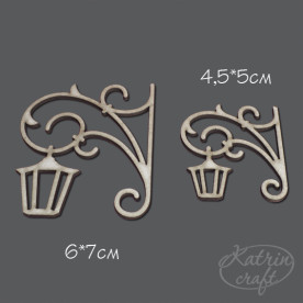 Чіпборд Ліхтарі 7см і 5 см 2 елементи від Katrin Craft