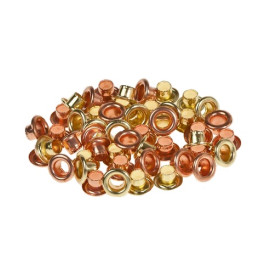 Набор люверсов Золото-медь 50 шт, 4.8 мм от Scrapberry's