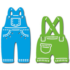 Ножі Boy's Outfit, 2 шт, розмір 3.2х6.0, 3.6х5.0см від Crafty Ann