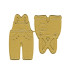 Ножі Boy's Outfit, 2 шт, розмір 3.2х6.0, 3.6х5.0см від Crafty Ann