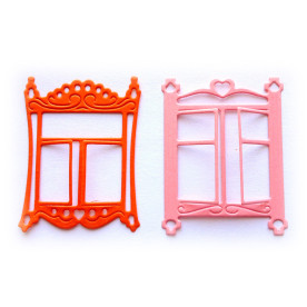 Ножі Windows Set, 1 шт, розміри 3.6x 4.7, 3.8x 4.8 см від Crafty Ann