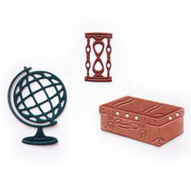 Ножі Travel Kit, 1 шт, розміри 1.7x 2.8, 3.3x 4.6, 5.0x 3.0 см від Crafty Ann