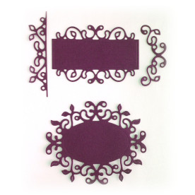 Ножи для Tag Set 2, 1 шт, размеры 6.2x 6.8, 7.2x 4.9, 7.0x1.5, 5.1x2.1 см от Crafty Ann