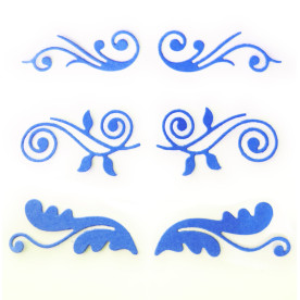 Ножі Pinstripes, 1 шт, розміри 5,2х2 см, 4,8х2,7 см, 5х2 см від Crafty Ann