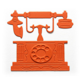 Ножі Old Telephone, 1 шт, розмір 6.6х5.8 см від Crafty Ann