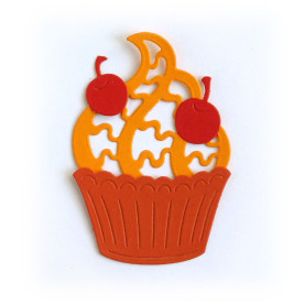 Ножи для вырезания Cupcake, 1 шт, размер ножа - 7.0х3.8 см от Crafty Ann