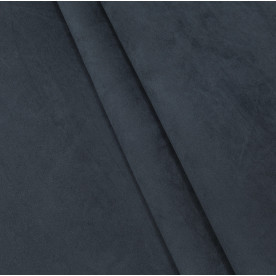 Замша сует, поліестер 100%, чорний, 273 г/м2, 30х50 см