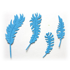 Ножі Feathers Set, 1 шт, розміри фігур - 2.2х6.4, 1.8х5.5, 1.2х4.5, 1.5х3.7 см від Crafty Ann