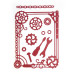 Ножі Frame (Steampunk), 1 шт, розмір 10.3х13.2 см від Crafty Ann