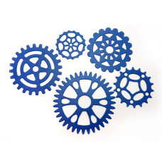 Ножі Gears (Steampunk), 1 шт, розмір 7.7х5.4 см від Crafty Ann