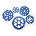Ножі Gears (Steampunk), 1 шт, розмір 7.7х5.4 см від Crafty Ann