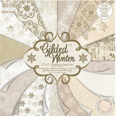 Набор бумаги Gilded Winter 30x30 см, 16 листов, First Edition