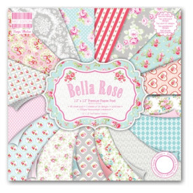 Набор бумаги BELLA ROSE, 30x30, см 16 листов FIRST EDITION