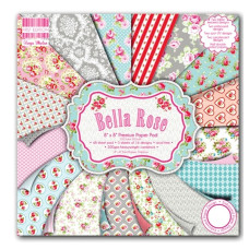 Набор бумаги Bella Rose 20x20 см, 16 листов First Edition