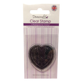 Акриловый штамп Doily Heart, Dovecraft