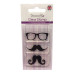 Акриловый штамп Mustache & Glasses, Dovecraft
