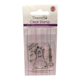 Акриловий штамп Birthday Mouseот Dovecraft