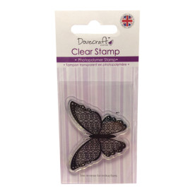 Акриловий штамп Spiral Butterfly, Dovecraft