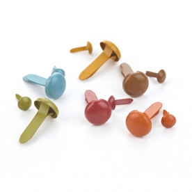 Набор брадсов для скрапбукинга Pyrus - Painted Brads 180 шт. от BasicGrey