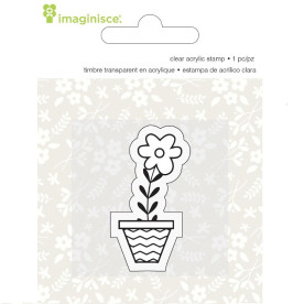 Акриловий штамп Welcome Spring - Flower, Imaginisce