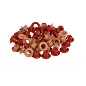 Набор люверсов Scrapberry's Красные, 50 шт, размер 4.8 мм