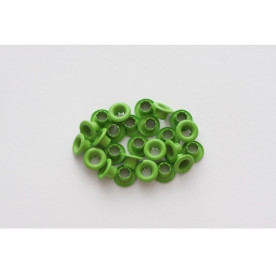 Набор люверсов Scrapberry's Зеленые, 25 шт, размер 4.8 мм