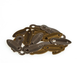 Набір тримачів для фото з брадс Scrapberry's Зістарений металік, 24 шт