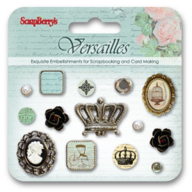 Набір декоративних брадс Scrapberry's Версаль, 14 шт