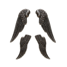 Набор ангельских крылышек Scrapberry's, серебро 4 шт