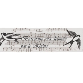 Декоративний паперовий скотч Scrapberry's "Ластівки, ширина 15 мм, довжина 8 м