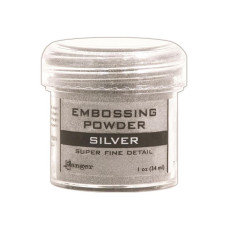 Пудра для ембоссінга Super Fine Silver (для дрібних деталей) 28 гр. від Ranger