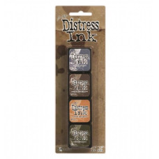 Набір подушечок для Штампінг Distress Mini Ink Kit - Kit 9, 4 шт від Ranger