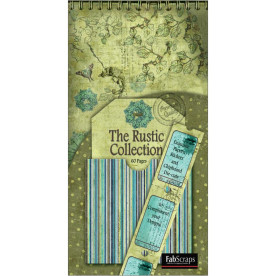 Набір для журналінга Rustic Tag 12 сторінок, розмір 20х10см від Fabscraps