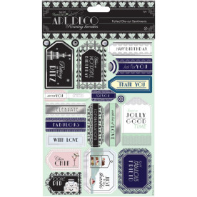 Набор высечек Art Deco 2 листа 15х20 см от Papermania