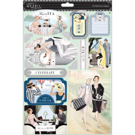 Набір вирубування Art Deco All That Jazz 2 аркуша А4 від Papermania