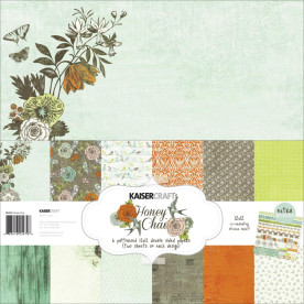 Набор бумаги Honey Chai 30х30 см 12 листов от Kaisercraft