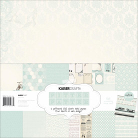 Набір паперу Pitter Patter - Boy 30х30 см 12 аркушів від Kaisercraft