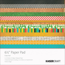 Набор бумаги Class Act, 16х16 см, 40 листов от Kaisercraft