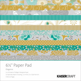 Набор бумаги Elegance, 16х16 см, 40 листов от Kaisercraft